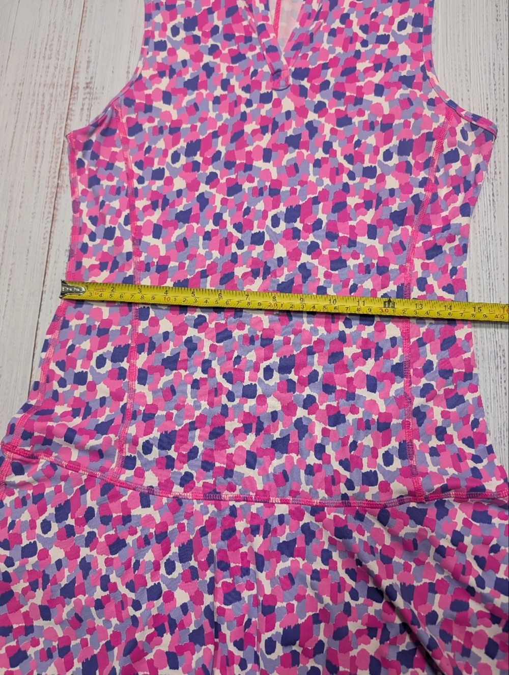 EA Athletic Tennis Golf Dress Pink Purple Abstract Brushstroke Size 3 (Medium) - Picture 10 of 12